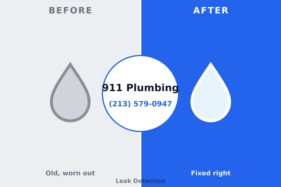 Before and after: plumbing company Hampton, TN